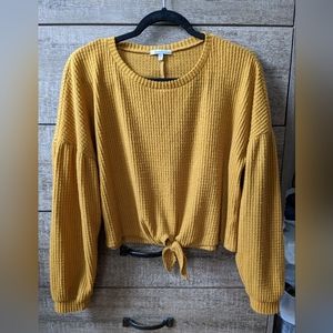 Mustard color sweater